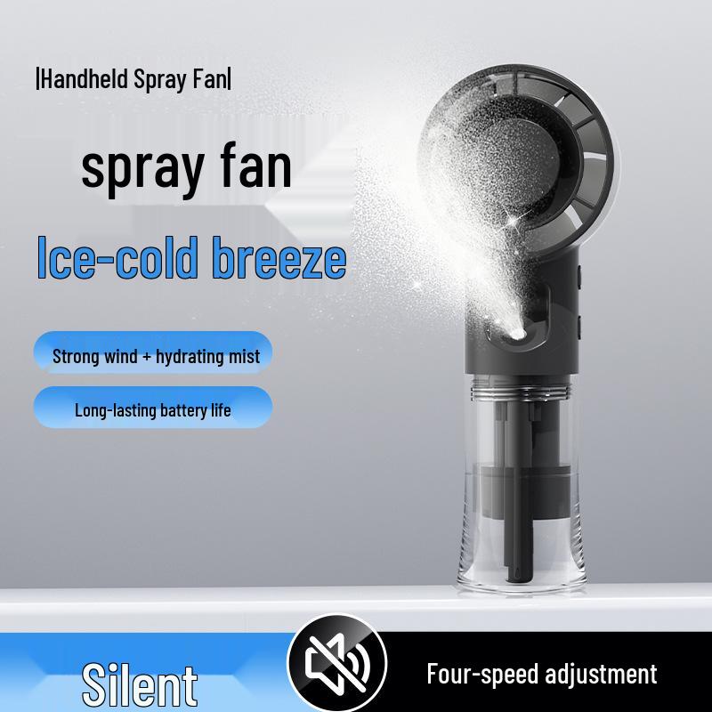 F1 Mini Hydrating USB Rechargeable Handheld Fan - Portable, Eco-friendly for Students and Outdoors
