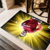 Football Player Action Carpet Design for Entryway Game Room Balcony Dormitory Antislip Carpet Anime Office Decor Best for Christmas