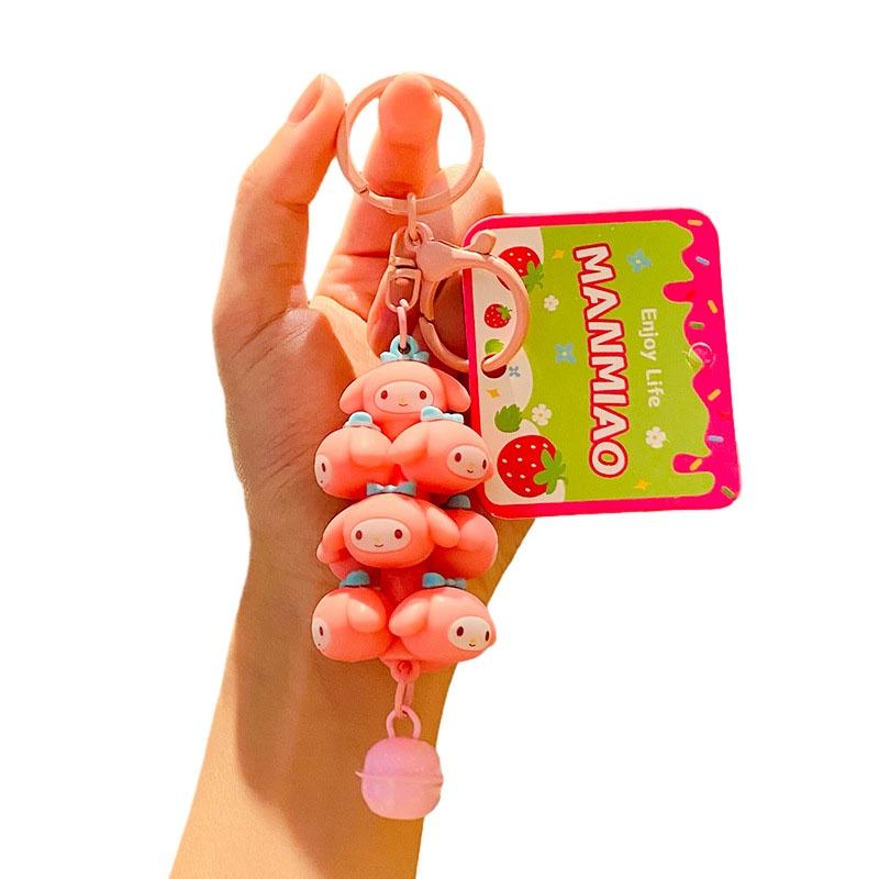 Очаровательный мультяшный штабелируемый брелок Китти для машин и рюкзаков Оптовый подарок