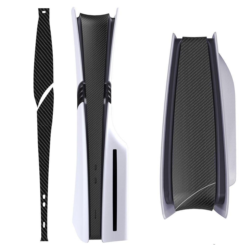 Decal Host Side Strip Carbon Fiber Console Protective Film Fashion Console Middle Film for PS5 PRO