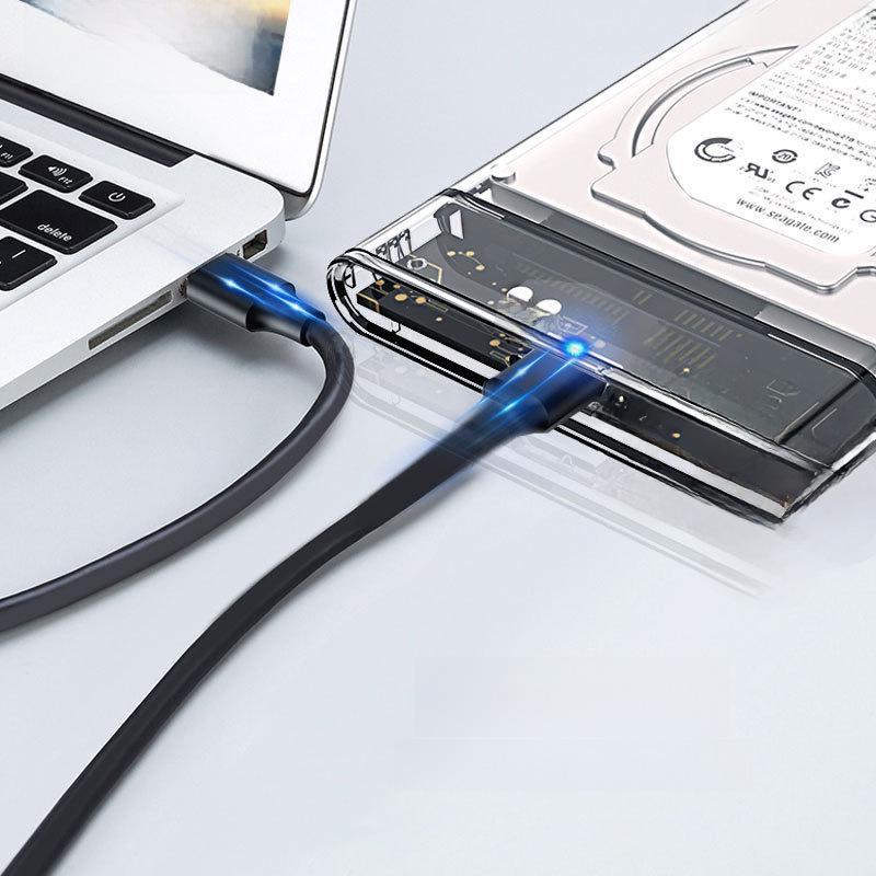 2,5-дюймовый прозрачный корпус USB 3.1 SSD/HDD для ноутбуков