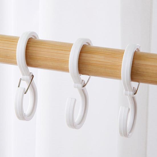 8 шт. вешалка экологически чистые прочные легко скользят крючки для душевой занавески кольца крючки для душевой занавески