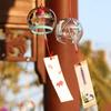 Japanese Wind Chimes Decorative Glass Wind Bell Home Doorbell Ornament Outdoor Garden Pendants Accessorie Room Decor