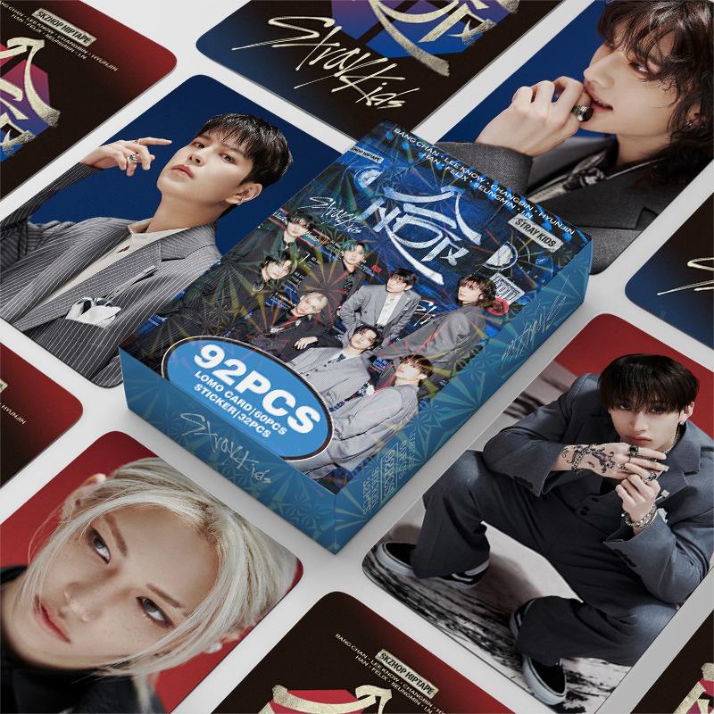 Коллекция из 92 карточек STRAYKIDS новая коллаборация (HOP) ins поддержка фото карты SKZOO открытки LOMO карты