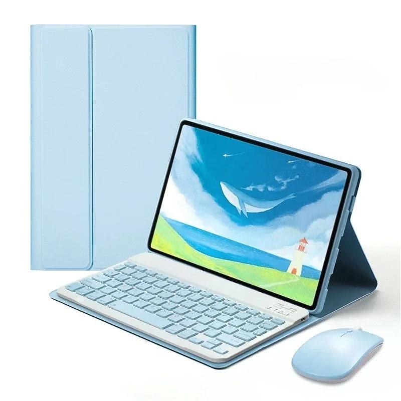 Чехол-клавиатура с тачпадом для iPad 11-го поколения 11 дюймов A16, магнитный чехол-клавиатура и бесплатный чехол-мышь