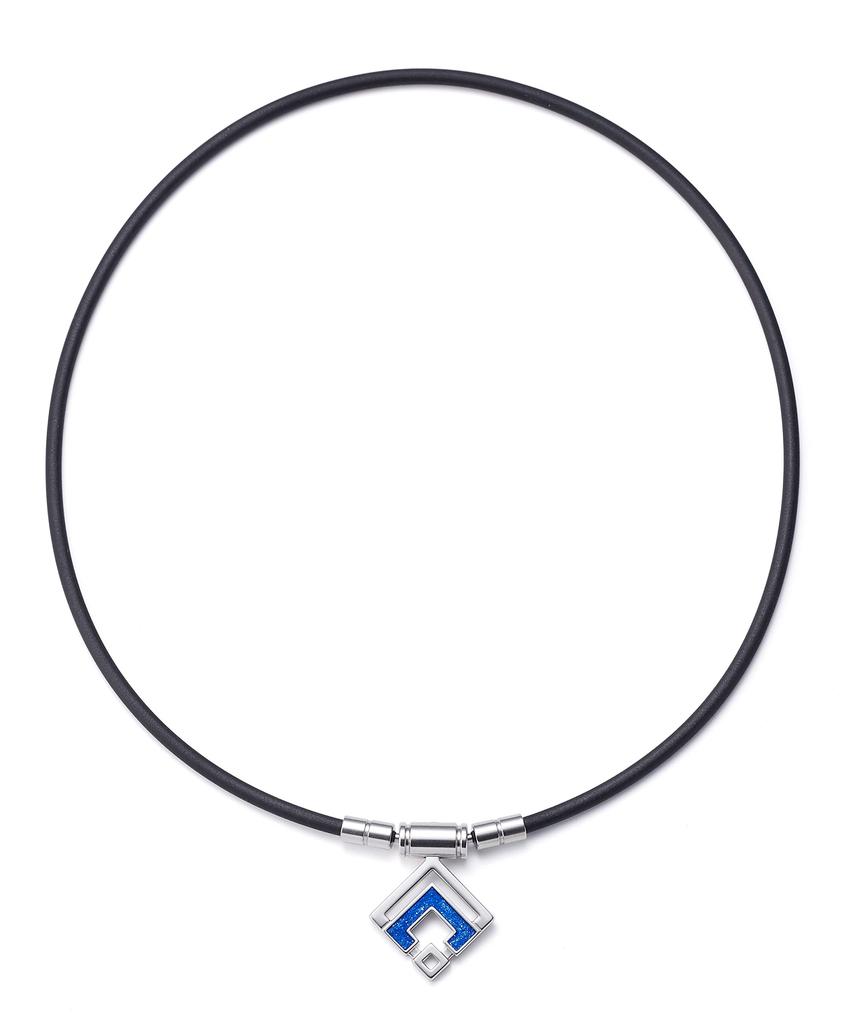 Colantotte TAO Necklace Slim ARANmini Silver with Blue Lame M ABARO07M