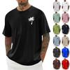 Men's Hawaii Printed T-Shirt Men's Loose Casual Short Sleeve Top