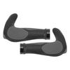 22.2mm Mountain Bicycle Ox Horn Handbar Bilateral Locking Durable Rubber Handle Grips