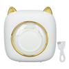 Wireless Mini Photo Printer Portable Inkless Adhesive Rechargeable 200DPI High Resolution Bluetooth