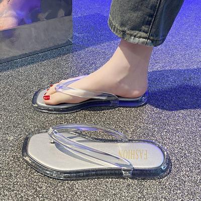 Новые шлепанцы премиум желе кристальные туфли дезодорант дом улица мода крутые тапочки