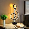 1pc LED Musical Note Table Lamp, Modern Simple Bedroom Bedside Warm Romantic Creative Decorative Table Lamp, Christmas Gift Birthday Gift