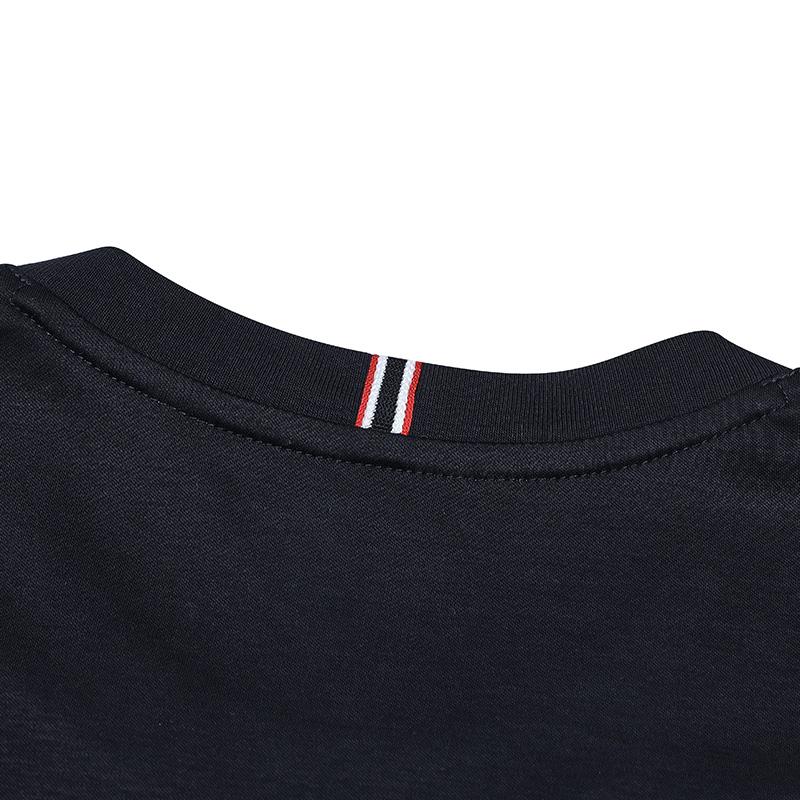 Fila Футболки Мужские Легендарный Синий Круглый Вырез Умеренный Прямой Крой F11M421126FNV