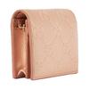 Gucci GG Emblem Embossed Logo Snap Closure Leather Mini Wallet Women wallet Light-Pink 815901-AAEEM-6802