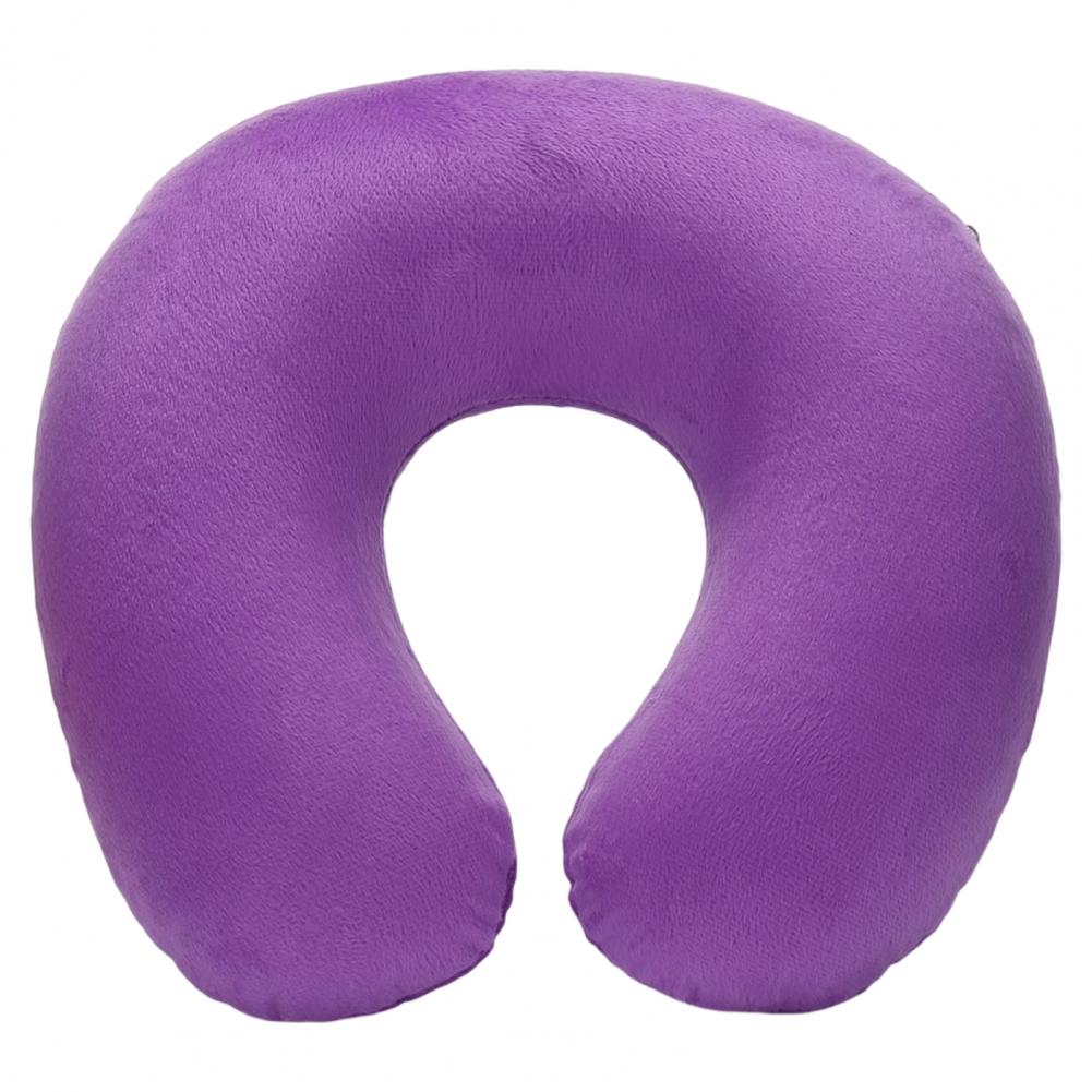 U-shaped Neck Pillow Inflatable Memory Foam Fatigue Relief Travel Pillow Flight Headrest Sleep U-shaped Cushion for Plane