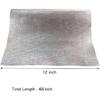 Aluminum Backed Aluminized Self Adhesive 12'' X 48’',Fiberglass Thermal Ulation Material High Temp Protection