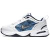 Air Monarch 4 Нескользящие Износостойкие Низкие Массивные Кроссовки Унисекс Сине-Белые 415445-102(Команда181-)