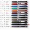Pentel Шариковая гелевая ручка Гелевая нажимного действия 0,5 мм 0 BLN75A2-SA Индиго Черный 10 шт.