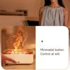 300ml Simulated Fireplace Aroma Diffuser Essential Oil Flame Air Humidifier Colorful Ambiance Night Light Creative for Home Gift