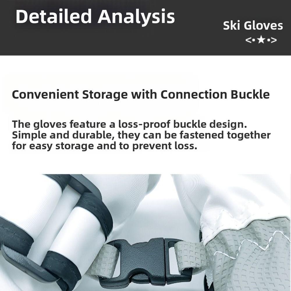 1 Pair Thicken Skating Gloves Non-Slip Figure Skating Gloves Women's Skating Mittens  Woman