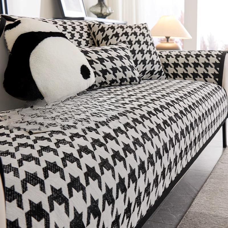 Light Luxury High-Grade Sofa Cushion Four Seasons Universal Non-Slip Leather Sofa Seat Cover Cover Dedicated Cover Towel