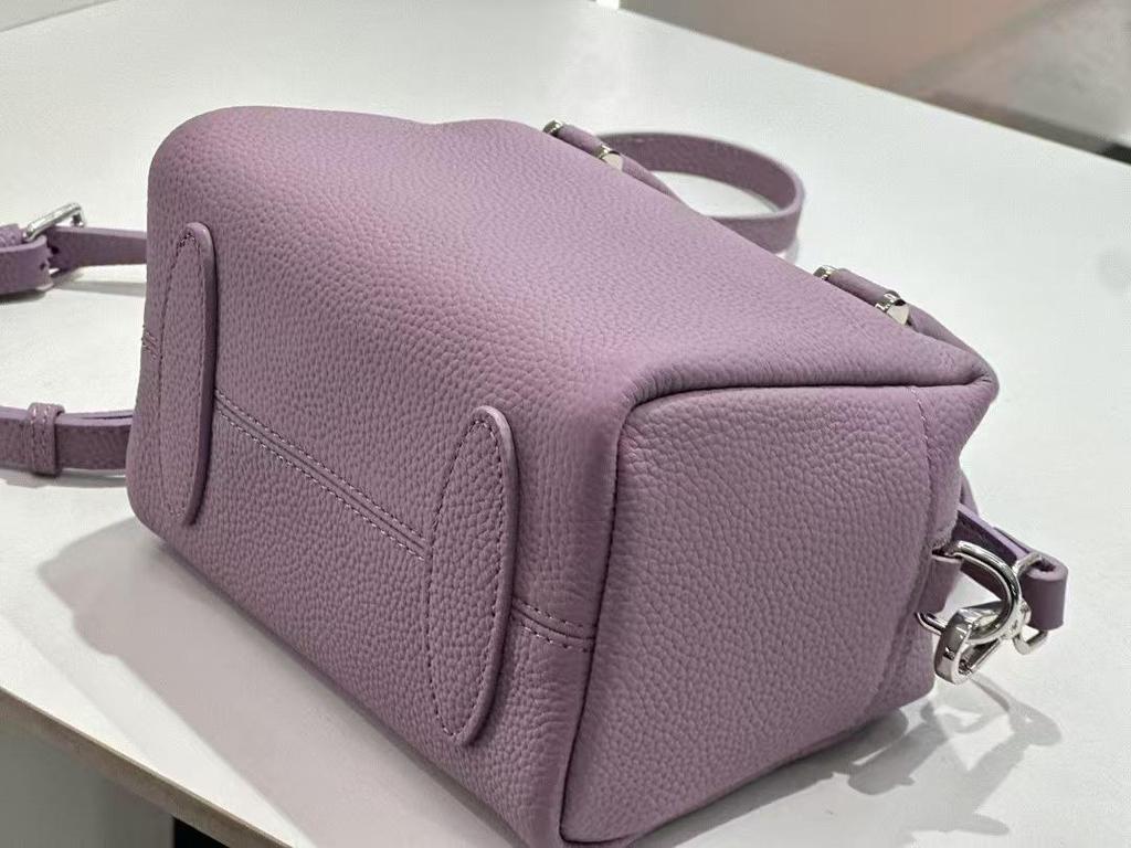 Женская Сумка-Кроссбоди из Натуральной Кожи в Форме Конфетной Коробки Boston Pillow - Новый Стиль 2025 года
