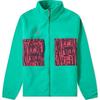 ACG Series Logo Print Stand Collar Zip Retro Sports Jacket Long Sleeve Slim Jacket Men Jacket Green BQ3446-319