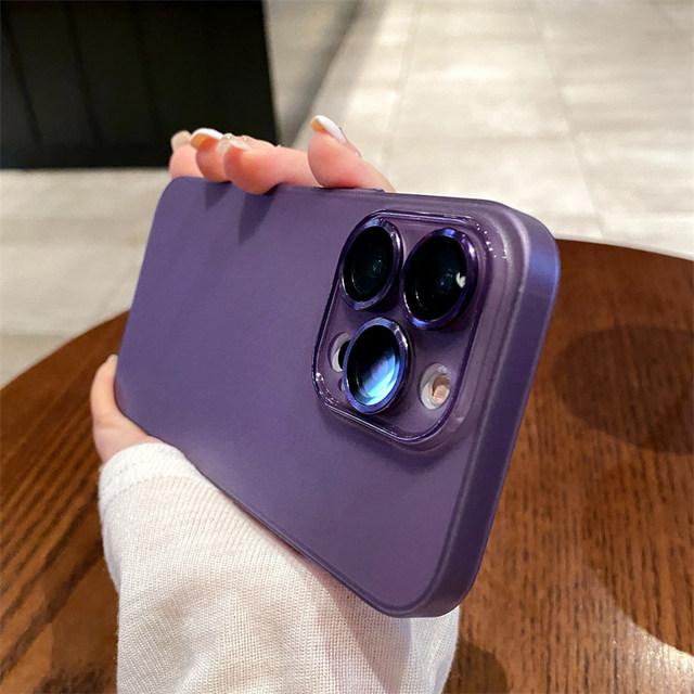 Защитный чехол для объектива камеры, ультратонкий чехол для телефона Iphone 14 Pro Max 13 12 11 Pro Max 14 Plus, противоударный матовый мягкий чехол из ТПУ