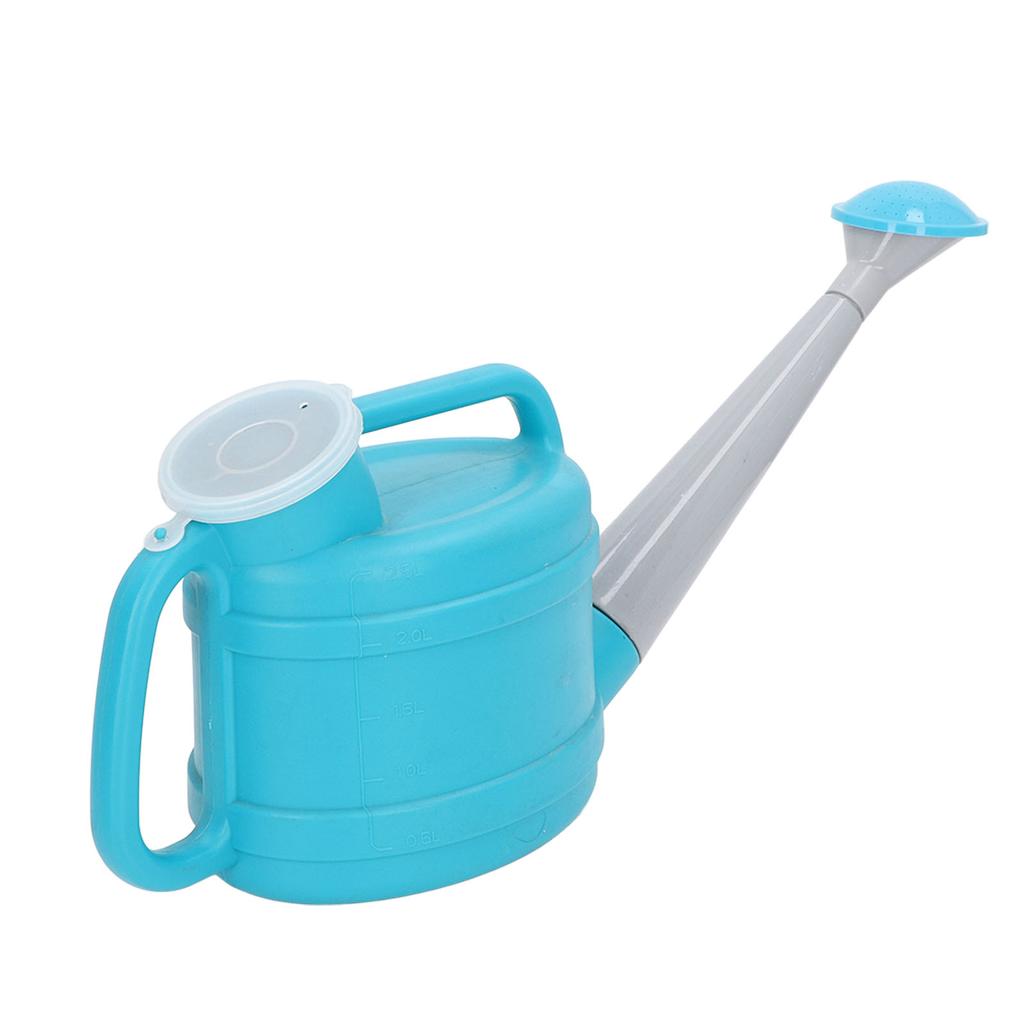Лейка для полива растений ПЭ пластик Большая вместимость Лейка с широким горлом Садовые принадлежности 2,5 л Синий