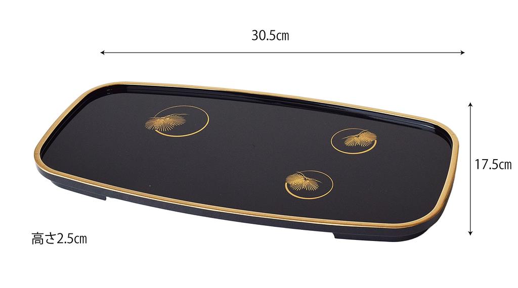 Maeju lacquerware Набор Тосо (Чашка для саке, Сервировочная емкость для саке, Мини-ланч-бокс, Подставка для тосо) - Черный - Традиционное ремесло - Лакерные изделия Яманака - Сделано в Японии - 7л