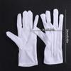 Белые перчатки для этикета, рабочие перчатки унисекс, чистящие рабочие инструменты, перчатки с раздвоенными пальцами, почетный караул