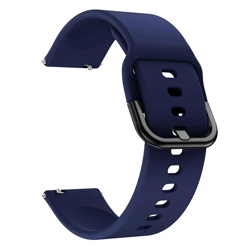 Ремешок 20 мм/22 мм для Amazfit GTS/2/2e/3/4 GTS2 Mini/GTR 4/3/Pro/47 мм/GTR2/2e/stratos 2/3, силиконовый браслет Amazfit bip, ремешок для часов