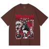 230 Gsm 100% Cotton Demon Slayer V34 Muzan Print Unisex Heavy Cotton T Shirt
