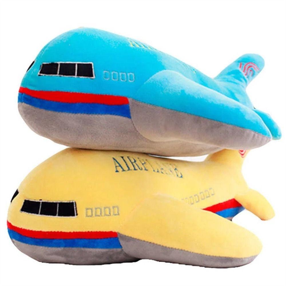 Pillow Pillow Dolls Airplane Plush Toys Stuffed Toys Simulation Airplane Aircraft Stuffed Pillow