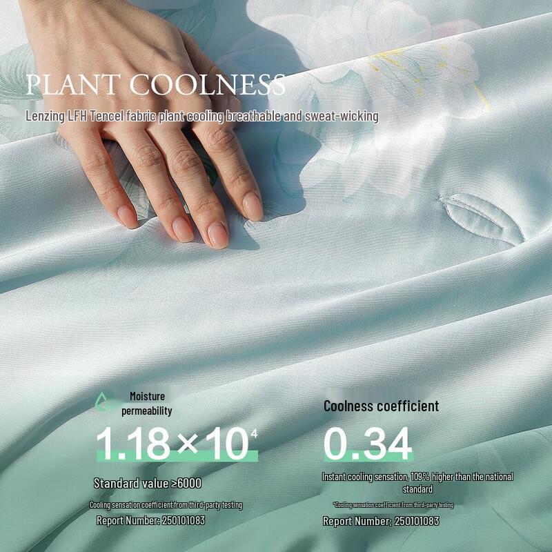 Mercury Home Textiles Washable Mulberry Silk Summer Quilt with Lyocell Cover