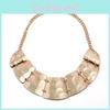Euro Style Metal Necklace With Electroplated Finish For Fashion Accessories