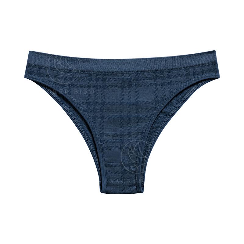 CINOON Sexy Women Briefs Low Rise Solid Color Panties No Trace Breathable Lingerie Soft Sport Underpant