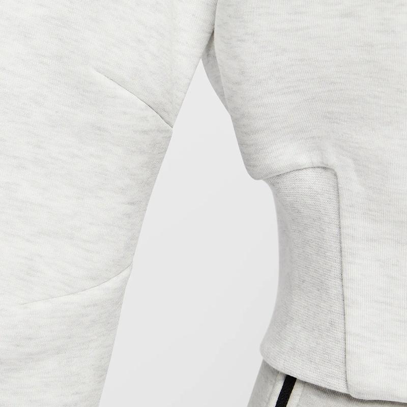Nike Sweatshirts Women's Light Gray Stand Collar Moderate Regular HV2797-013