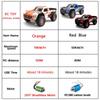 Новый 1:14 70 км/ч 4WD Радиоуправляемый автомобиль Внедорожник Автомобиль для трюков со светодиодной фарой Дистанционное управление Пикап Высокоскоростной дрифт Монстр-трак Детская игрушка в подарок