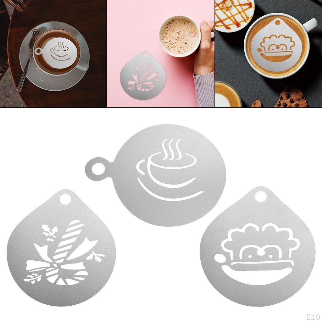 Трафареты для выпечки, украшения тортов, инструменты для латте-арта, бар с овсяными кексами