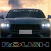 Наклейка на лобовое стекло автомобиля со слоганом ROUSH для Ford Mustang GT Shelby F-150 Raptor SVT, виниловая наклейка из ПВХ, Автоаксессуары для декора