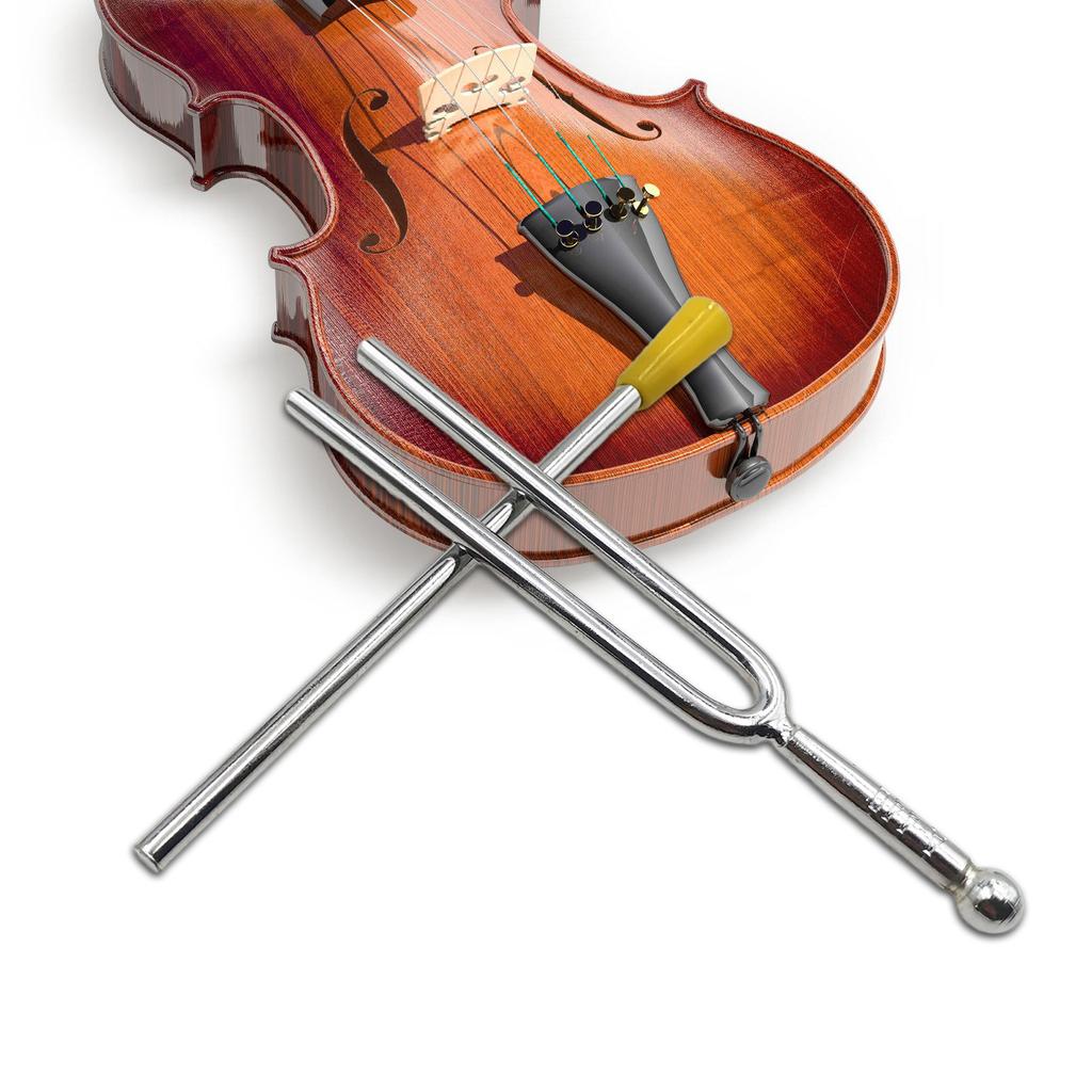 Набор камертонов Молоток Музыкальный инструмент Камертон Камертон для настройки гитары Практичная деталь инструмента Резонансный камертон