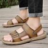 Повседневные мужские сандалии Мягкий тренд 2024 Обувь для мужчин Уличная летняя распродажа V Новый дизайн Дешевая распродажа Корейский стиль Стили Купить Взрослый