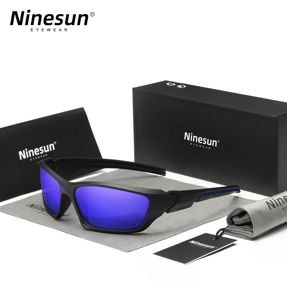 Ninesun Модные мужские солнцезащитные очки поляризованные вождения TR90 солнцезащитные очки для мужчин фирменный дизайн высококачественные зеркальные очки мужские