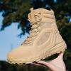 2025 Fashion Men's Desert Combat Boots Outdoor Leather Hiking Shoes Men Hunting Work Safty Shoes Men's Short Boots Ankle Boots