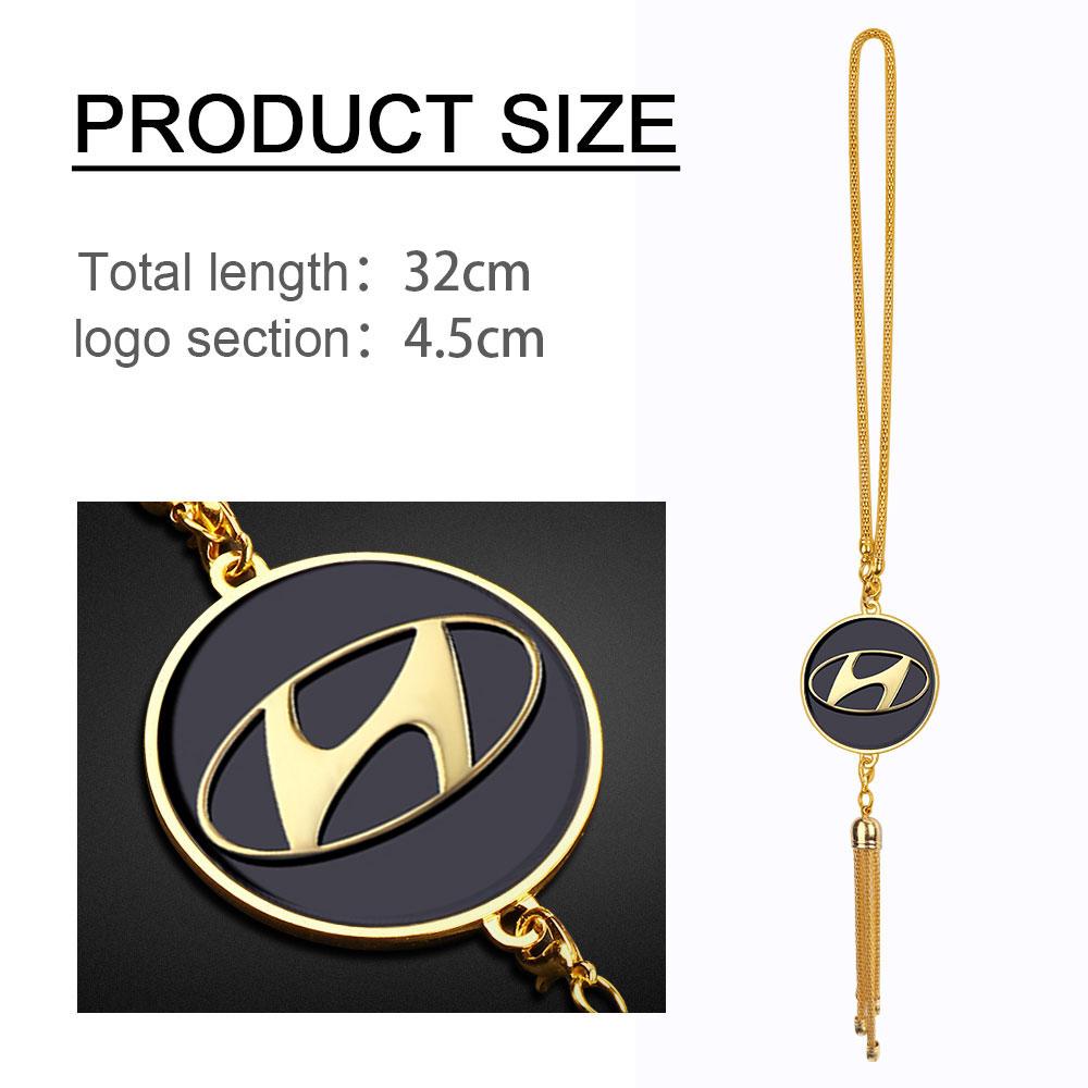 Car Interior Rearview Mirror Pendant Pendant Decorative Accessories For Hyundai NLine Sonata i30 i20 Accent Tucson Elantra Azera AF2