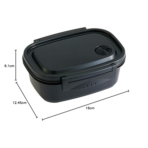 Skater Easy Light Lunch Box M Microwave Safe 550ml Black Seal Container Storage Container XPM4