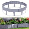 20 Pcs Garden Edging Border All-weather No Dig Lawn Edging Border Flexible