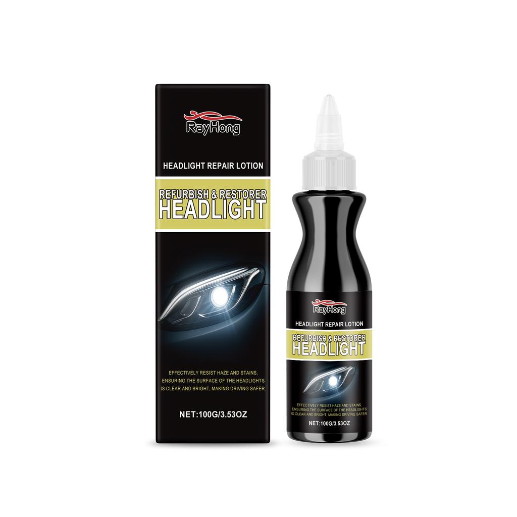 Car Headlight Care Cream, Car Lamp Scratch Care Repair Polishing Refurbishment Gloss Care Agent