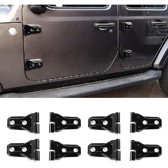 8 шт. Накладки на дверные петли Аксессуары для 2018-2024 2025+ Jeep Wrangler JL JLU Для -2024 2025+ Jeep Gladiator JT (фиолетовый)