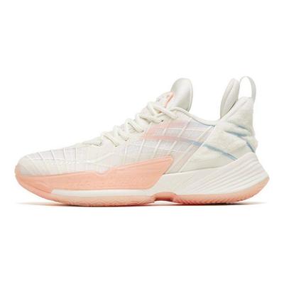 Баскетбольные кроссовки Light Crazy 3 Samoyed Shock Absorbing Non-Slip износостойкие низкие мужские баскетбольные кроссовки белые розовые 112241108-3